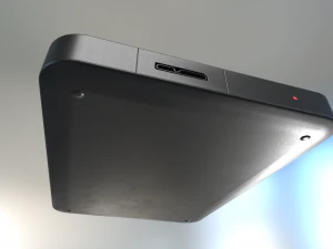 external hdd with usb cable rigged plastic version 3D Model