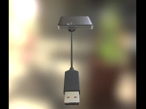 external hdd with usb cable rigged wd version 3D Model