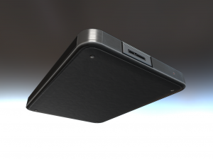 external hdd with usb cable rigged dark leather Modelo 3D