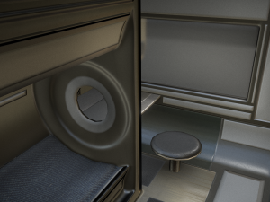 futuristic living module basic version Model 3D