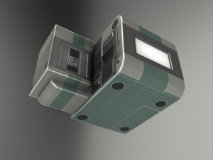 futuristic living module basic version Model 3D
