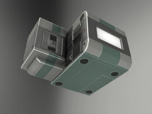 未来的なリビングモジュール基本バージョン 3Dモデル