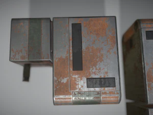 futuristic living module rusty version 3D Model