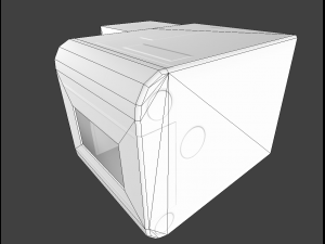 futuristic living module rusty version 3D Model