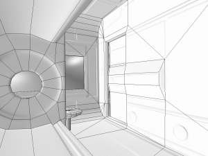futuristic living module rusty version 3D Model