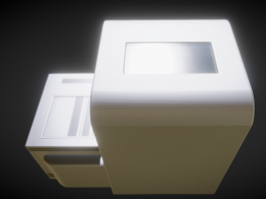futuristic living module high poly version 3D मॉडल