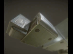 futuristic living module old metal version 3D Model