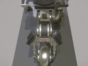 futuristic trike high poly version 2 3D Model
