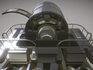 futuristic trike high poly version 2 3D Model
