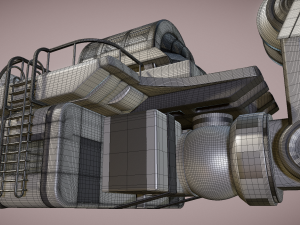 futuristic trike high poly version 3 3D मॉडल