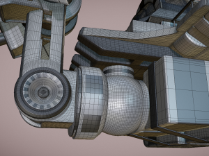 futuristic trike high poly version 3 3D मॉडल