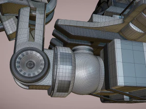 futuristic trike high poly version 3 3D Model