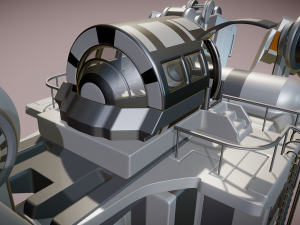 futuristic trike high poly version 3 3D मॉडल