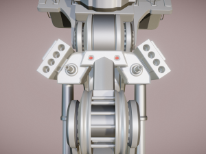 futuristic trike high poly version 3 3D मॉडल