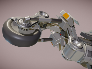 futuristic trike high poly version 3 3D मॉडल