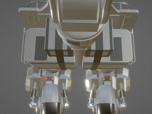 futuristic trike high poly version 4 3D Model