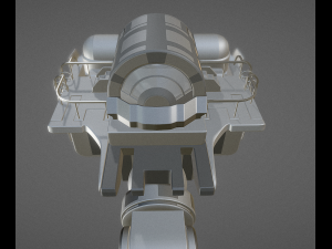 futuristic trike high poly version 4 3D Model