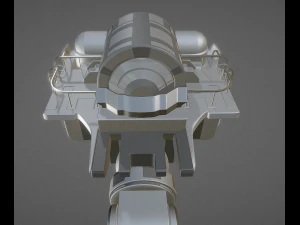 futuristic trike high poly version 4 3D Model