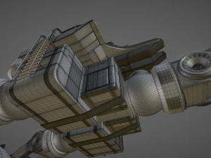 futuristic trike high poly version 4 3D Model