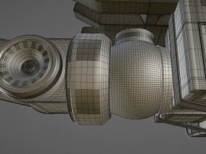 futuristic trike high poly version 4 3D Model