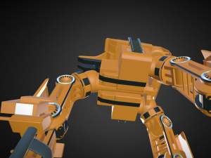 futuristic trike high poly version 5 3D Model