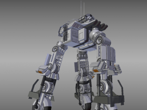 futuristic trike high poly version 5 3D Model