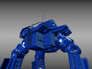 futuristic trike high poly version 5 3D Model