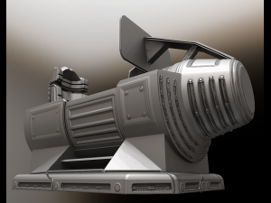 control module high poly version 3D Модель
