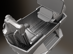 control module high poly version 3D Модель