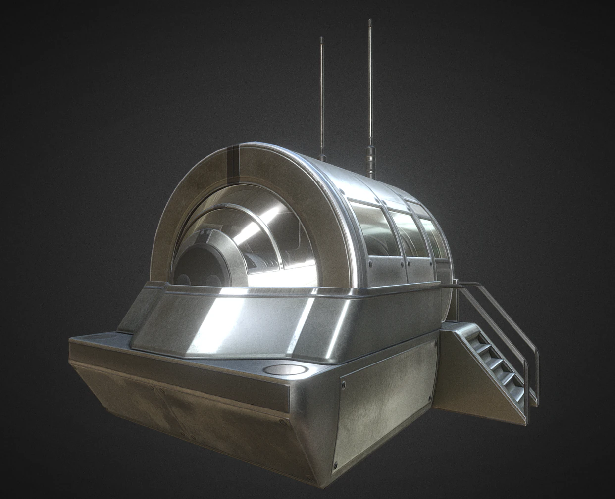 drivers cap and control module 3D Model .c4d .max .obj .3ds .fbx .stl .blend 