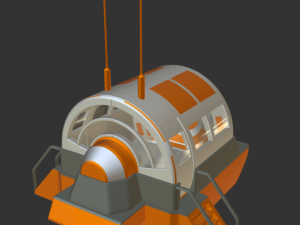 drivers cap module high-poly 3D Модель
