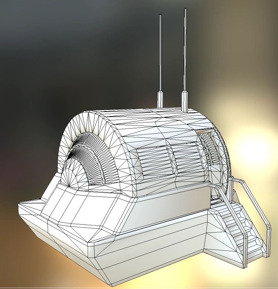 drivers cap module low-poly 3D Model .c4d .max .obj .3ds .fbx .stl .blend 