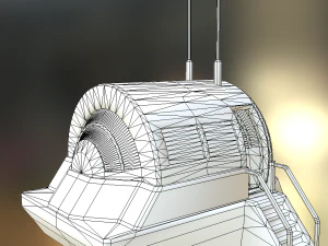 drivers cap module low-poly 3D Model