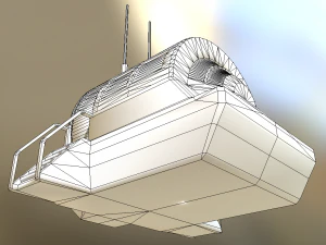 drivers cap module low-poly 3D Model