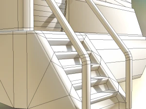 drivers cap module low-poly 3D Model