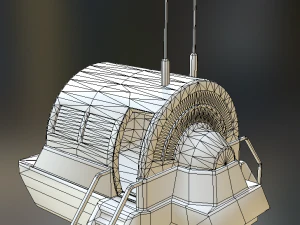 drivers cap module low-poly 3D Model