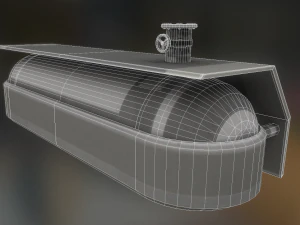 топливный бак базовая версия 3D Модель