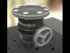 топливный бак базовая версия 3D Модель