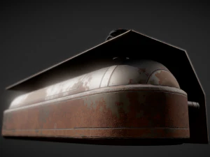 fuel tank rusty version 3D Model