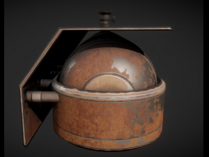 fuel tank rusty version 3D Model
