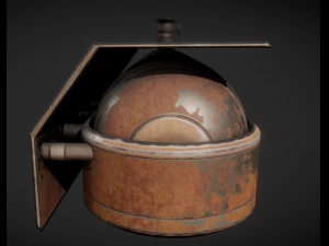 fuel tank rusty version 3D Model