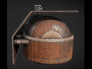 fuel tank rusty version 3D Model