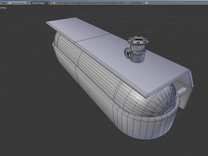 fuel tank rusty version 3D Model