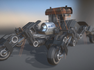 fuel tank rusty version 3D Model
