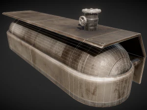 fuel tank old version 3D Model