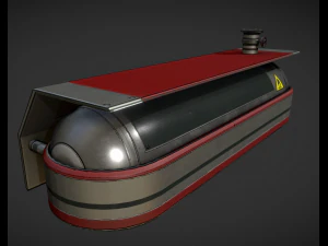 fuel tank red version 3D Model