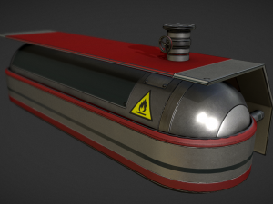 fuel tank red version 3D Модель