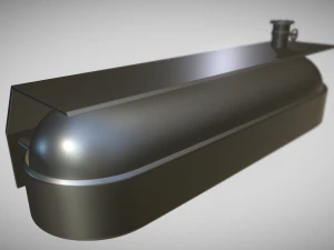 fuel tank high-poly model 3D Model