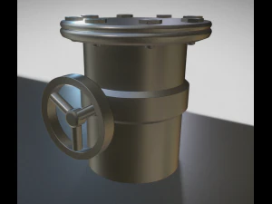 fuel tank high-poly model 3D Model