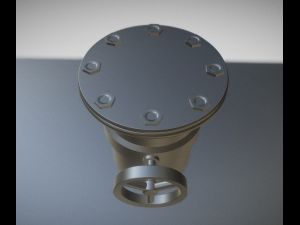 fuel tank high-poly model 3Dモデル